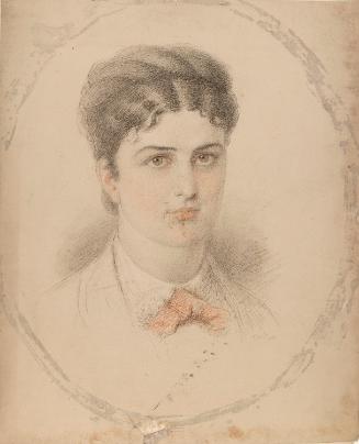 Portrait of a Lady with a Red Bow-tie