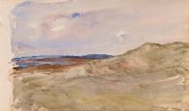 Dunes and the Sea; Cows (on verso)
