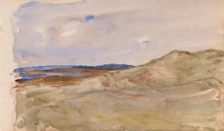 Dunes and the Sea; Cows (on verso)