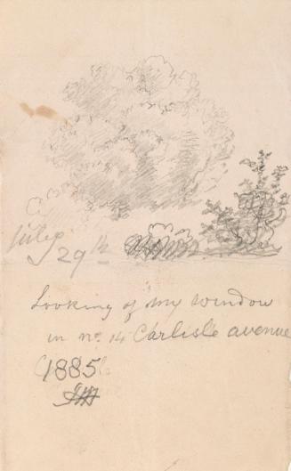 View from Window, 14 Carlisle Avenue