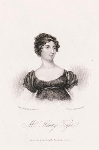 Portrait of Mary Tighe (1772-1810), Poet
