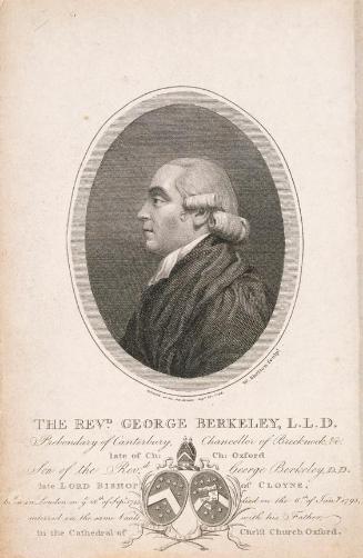 Rev. George Berkeley (1733-1795), Prebendary of Canterbury Cathedral, Son of George Berkeley, Protestant Bishop of Cloyne