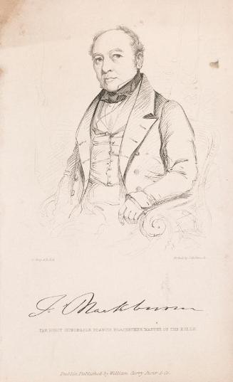 Francis Blackburne, (1782-1867), Master of the Rolls, Lord Chancellor of Ireland