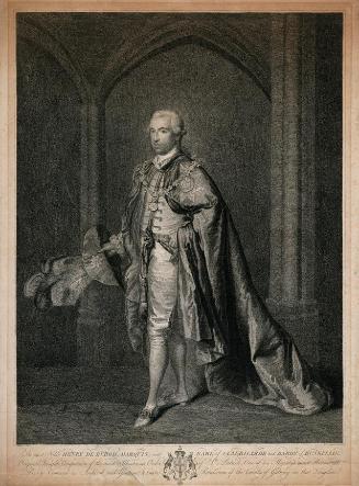 Henry De Burgh, 1st Marquess of Clanricarde, (2nd creation), (1743-1797), as a Knight of St Patrick