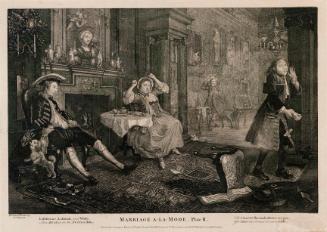 Marriage à la Mode, plate 2 - Shortly after the Marriage