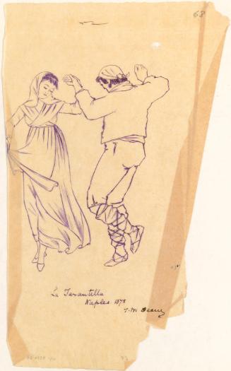 Neapolitan Man and Woman Dancing