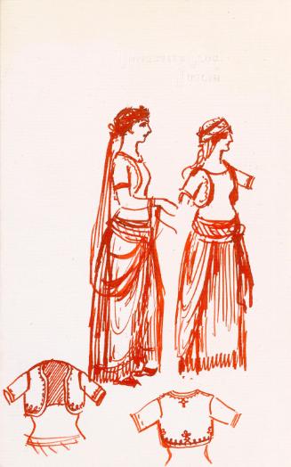 Two Female Figures in Costume