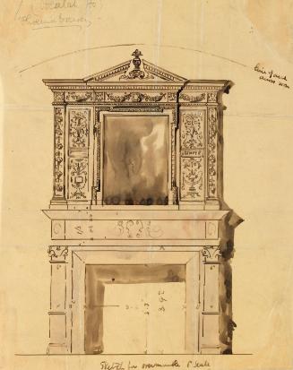 Chimney-piece with Ornamental Mantle