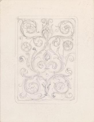 Stylised Foliage in Curling Pattern