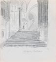 The South Choir Aisle Steps and Ambulatory, Canterbury Cathedral, Kent