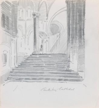 The South Choir Aisle Steps and Ambulatory, Canterbury Cathedral, Kent