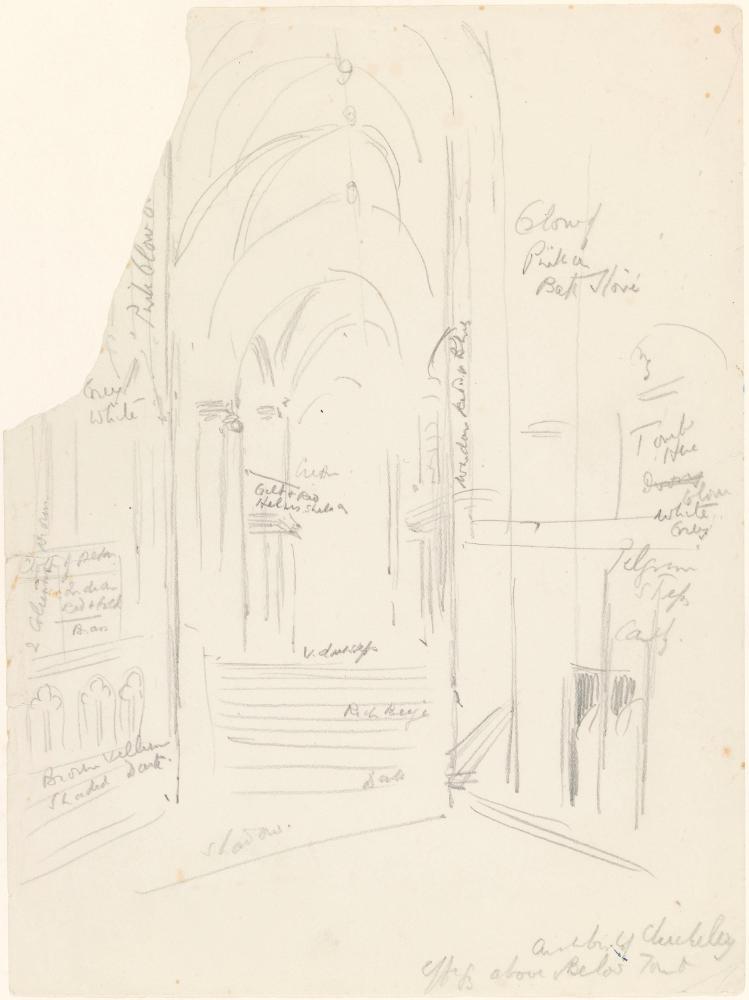 The Ambulatory from the South Transept, Canterbury Cathedral, Kent