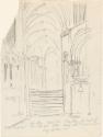 The South Choir Aisle Steps and Ambulatory, Canterbury Cathedral, Kent