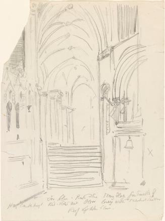 The South Choir Aisle Steps and Ambulatory, Canterbury Cathedral, Kent