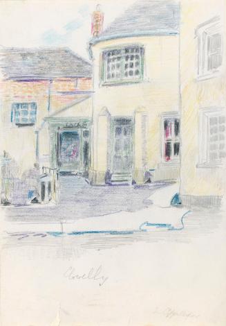 A Street in Clovelly, Devon; Clovelly Harbour (on verso)