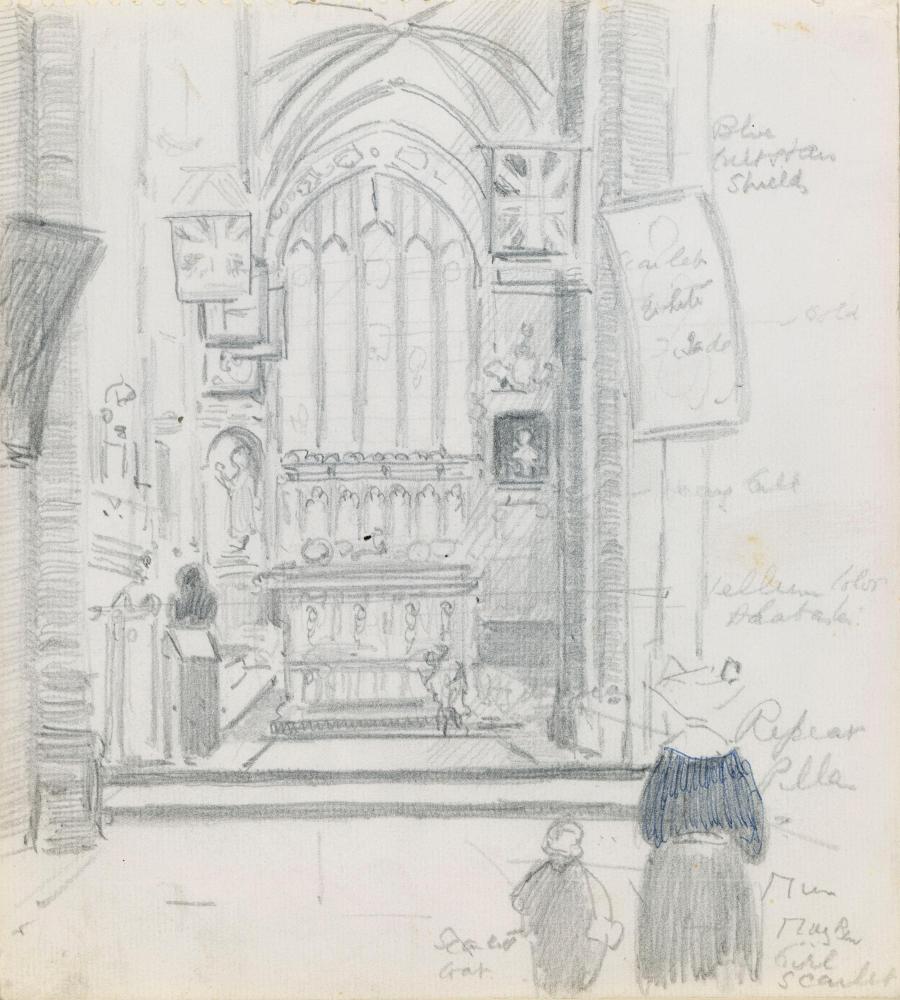 The Interior of an Unidentified Church