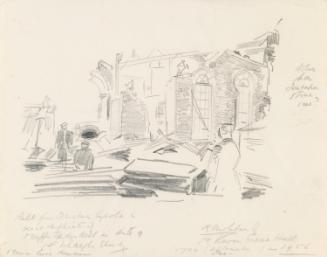 The Demolition of Saint Kevin's Hospital Great Hall, 1956