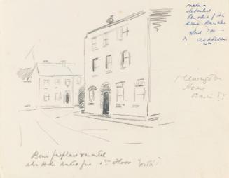 Mr Ewington's House, Basin Street Lower; Cromwell's Quarters, off James's Street (on verso)