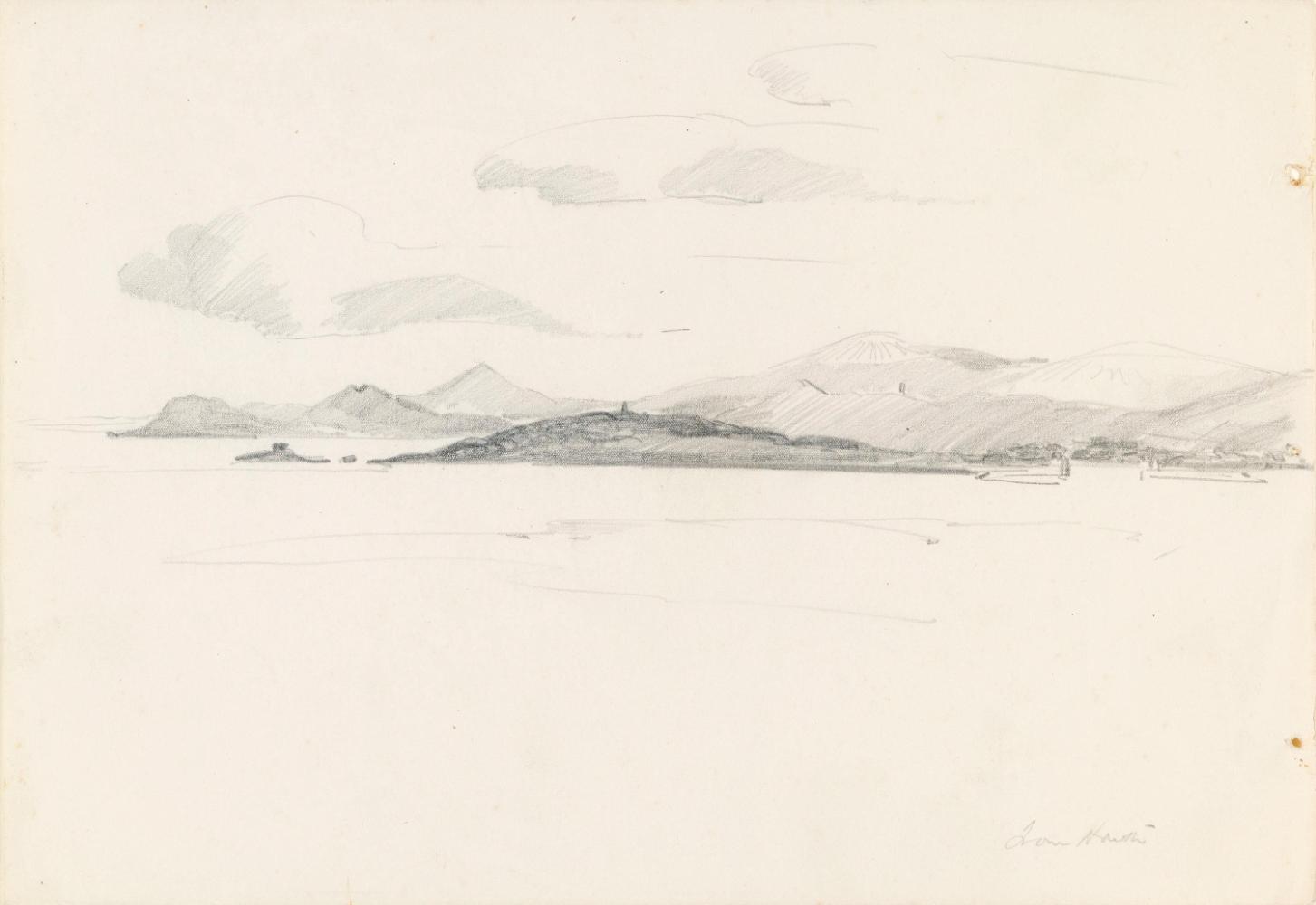 Ireland's Eye and Lambay Island from Howth, County Dublin