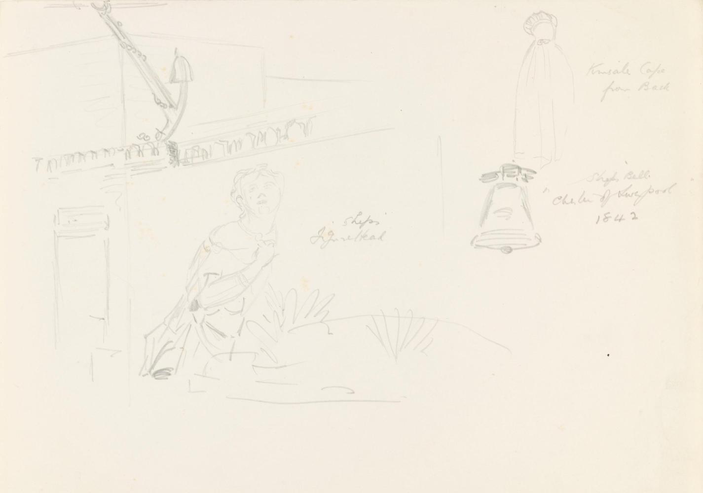 A Kinsale Cape, Ship's Figurehead and an 1842 Ship's Bell