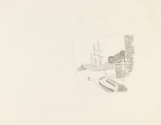 A Schooner in an Unidentified Harbour