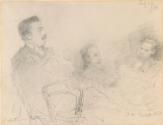 Arthur Patton, ?Mr Tayler and T. W. Russell M.P. (left to right)