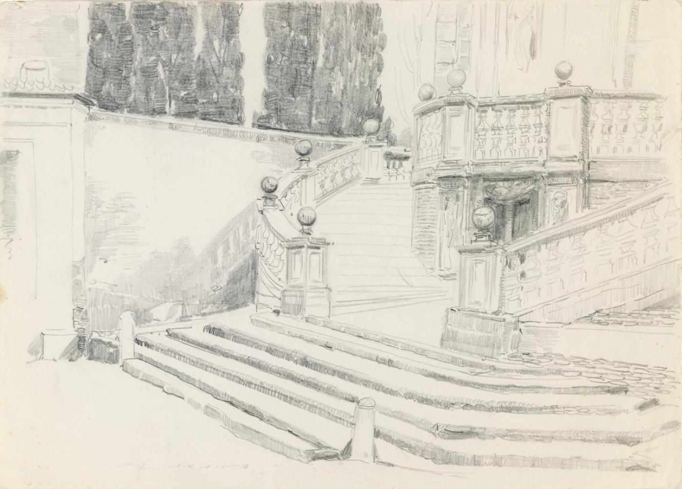 A Flight of Garden Steps