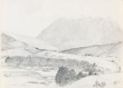 A Mountain beyond a Lake
