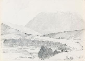 A Mountain beyond a Lake