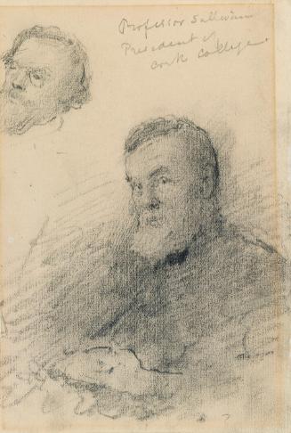 Members of the Contemporary Club, 1886: Professor Sullivan, President of University College Cork and William Morris