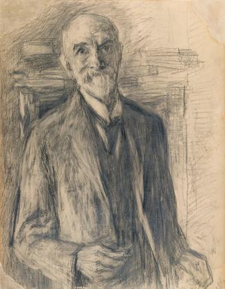Self-Portrait, (for the unfinished oil, 1920-22)