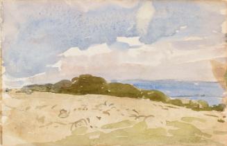 A Meadow near the Sea; the same (on verso)
