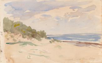 Gorse and Sand Dunes; the same on verso