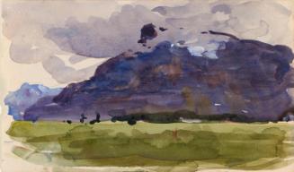 Cloud Topped Mountains; Sand Dunes (on verso)