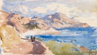 Corfu Coastline; the same on verso