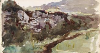 A Craggy Ravine; Moorland [on verso]