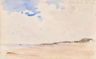 Fields by the Sea; Sand Dunes (on verso)