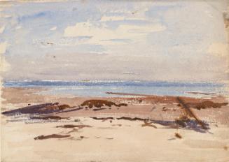 A Shoreline; A Dense Tree (on verso)