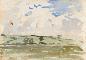 A Hill; Cows (on verso)