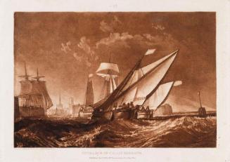 Fishing Boats entering Calais Harbour (M)