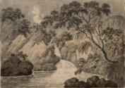 The Devil's Glen Waterfall, County Wicklow