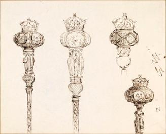 Designs for the Top of the Mace of the Royal College of Physicians of Ireland