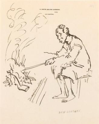 'New clothes' an illustrated letter from William Orpen to Mrs St George