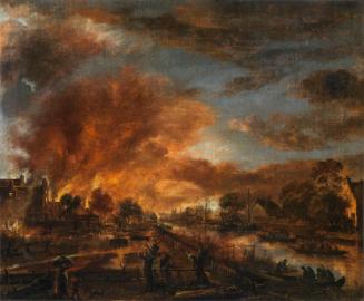 A Riverside Town on Fire