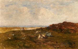 North County Dublin, Cattle at Rest near the Sea