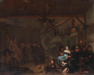 An Interior with Figures