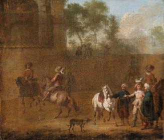 A Landscape with Figures and Horses