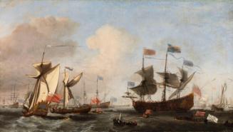 The Royal Visit to the Fleet in the Thames Estuary, 6 June 1672
