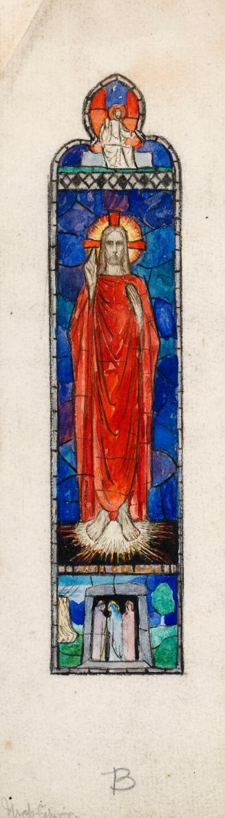 The Risen Christ, with the Three Maries at the Tomb, Billy Parish Church, near Bushmills, County Antrim