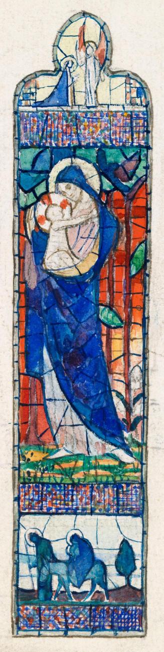 Virgin and Child, and The Flight into Egypt, Billy Parish Church, near Bushmills, County Antrim